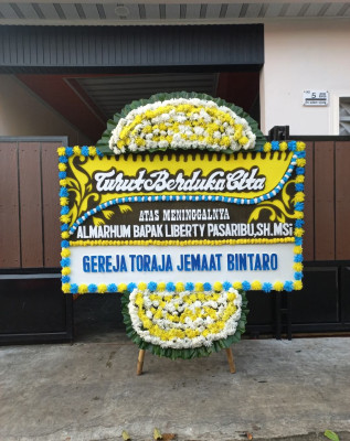 Papan Bunga Duka di Meukek